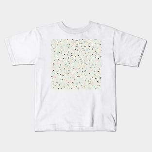 Pastel Terrazzo / Tiny Shapes Kids T-Shirt